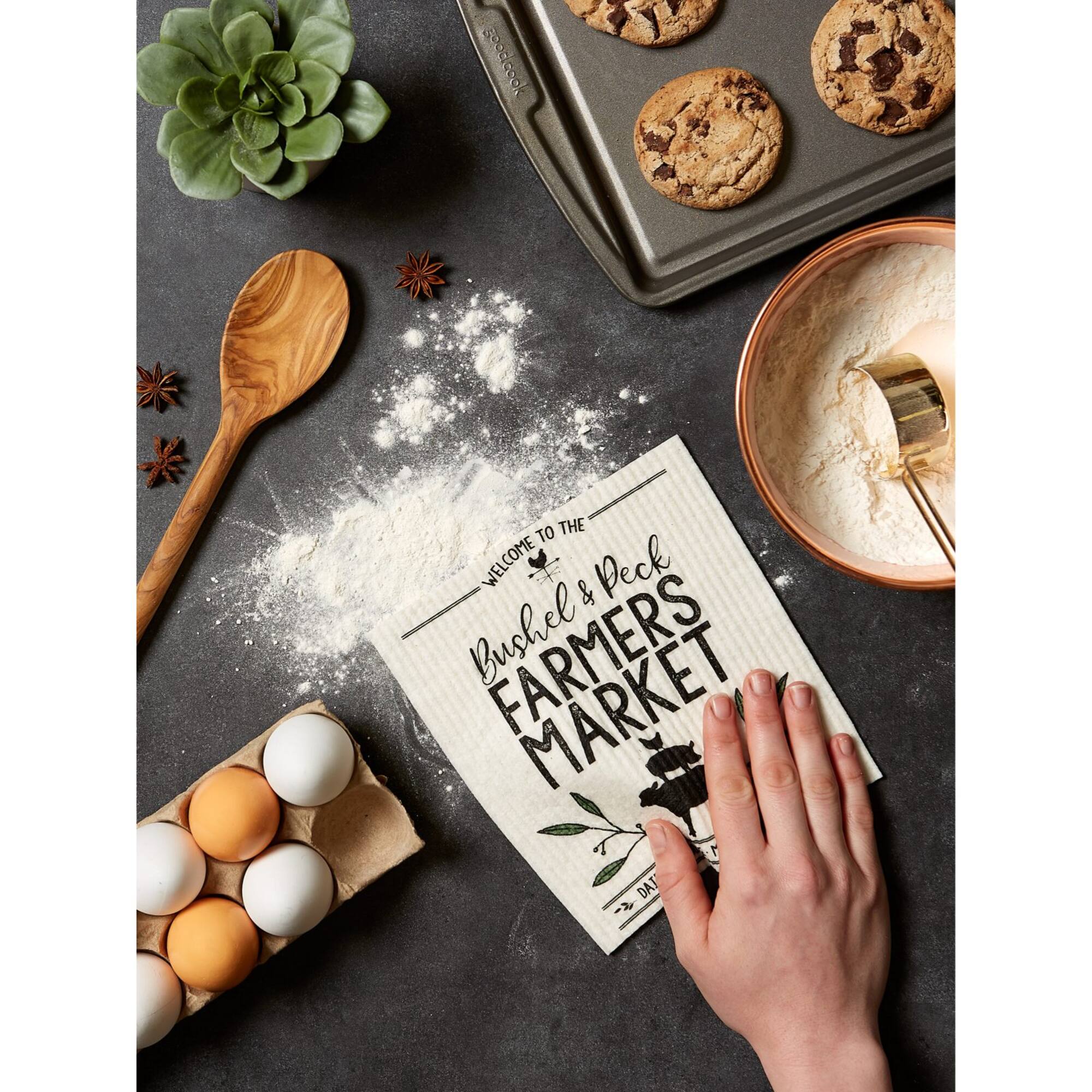 DII® Farmers Market Swedish Dishcloth, 3ct.